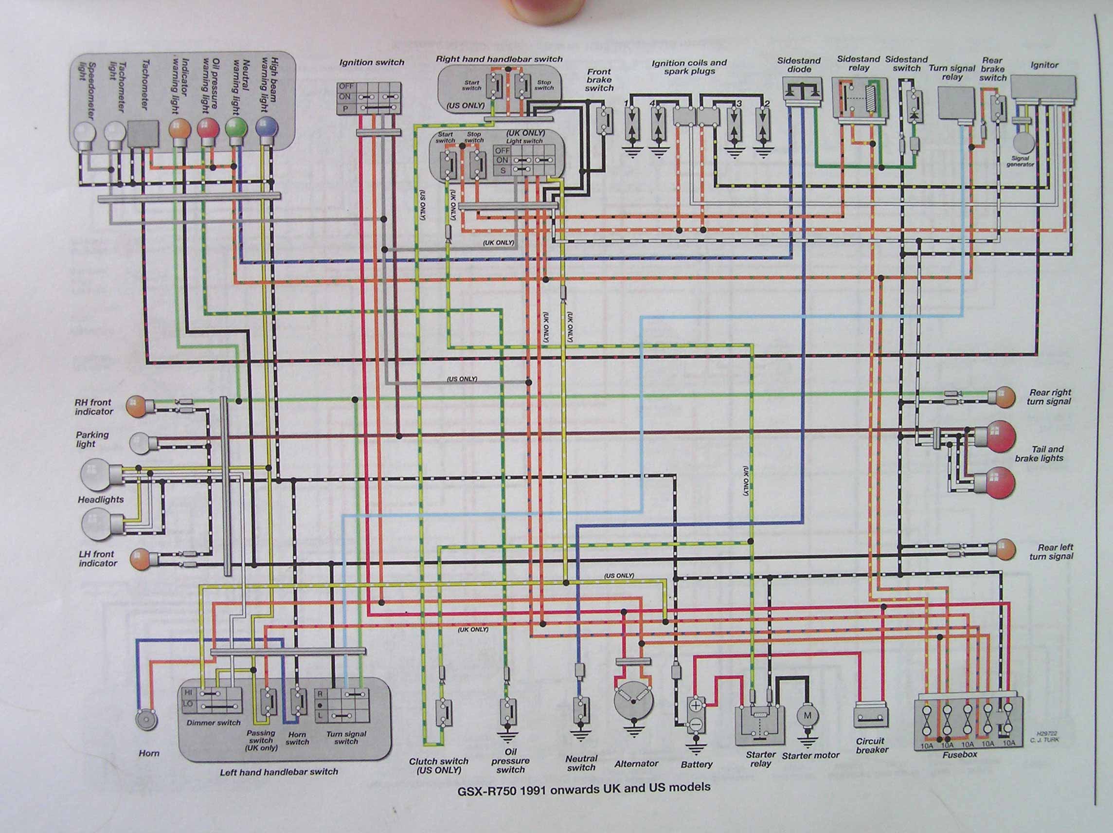 2005 Gsxr 600 Ignition Wiring Diagram Wiring Diagram and Schematic